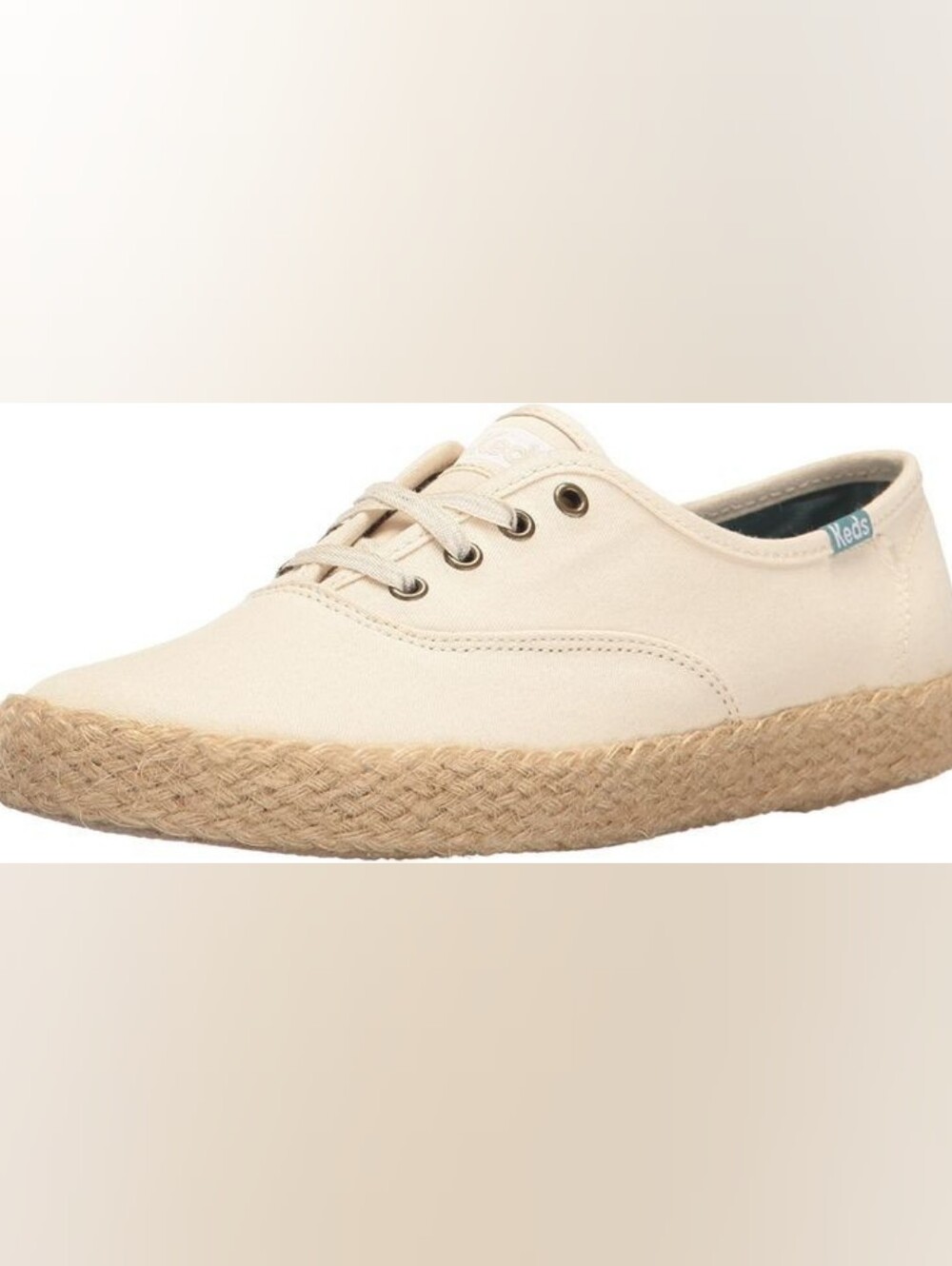 Keds Champion Salt Wash Canvas Jute Espadrille Sneakers 6.5